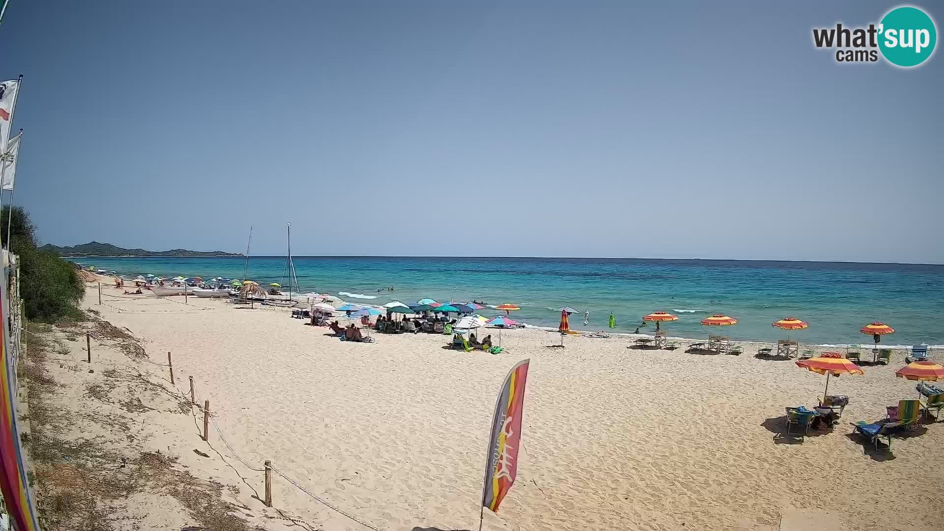 Webcam Piscina Rei – Vista live da Costa Rei, Muravera