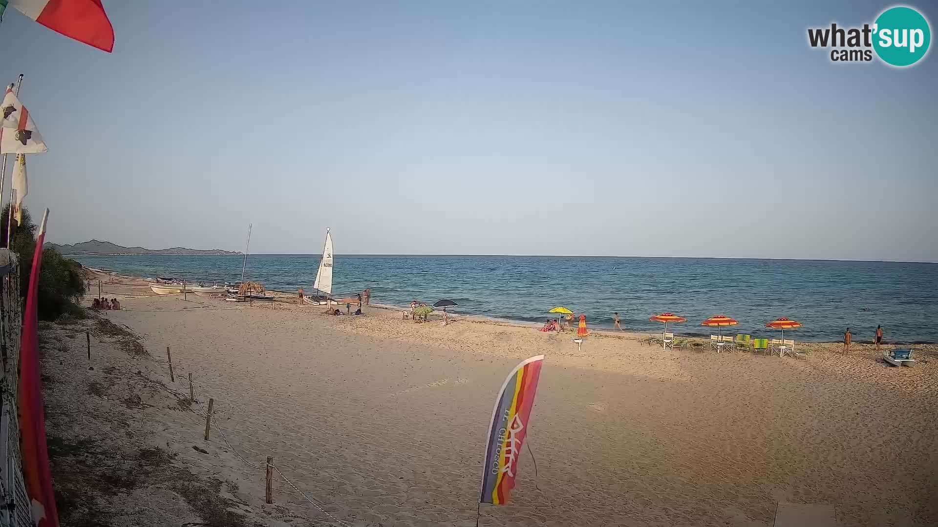 Webcam Piscina Rei – Vue en direct depuis Costa Rei, Muravera