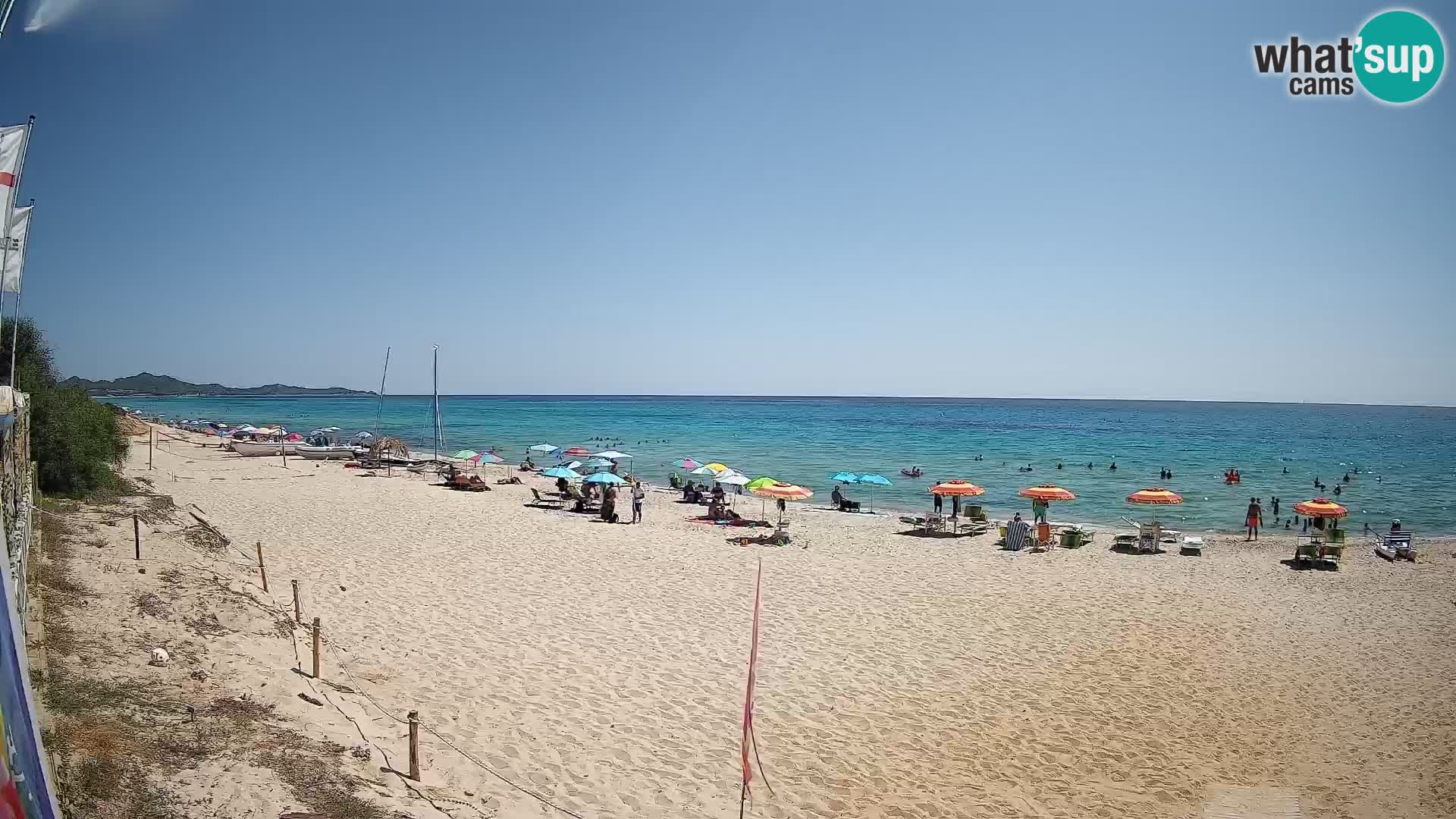Webcam Piscina Rei – Vista live da Costa Rei, Muravera