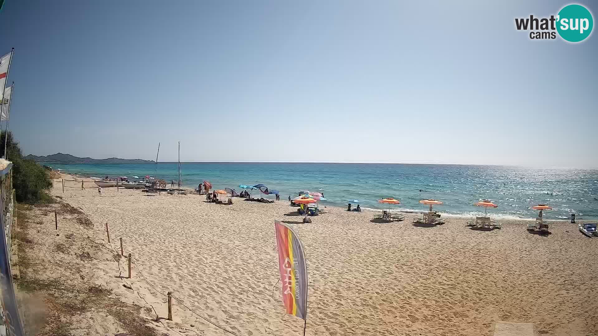 Webcam Piscina Rei – Vista live da Costa Rei, Muravera