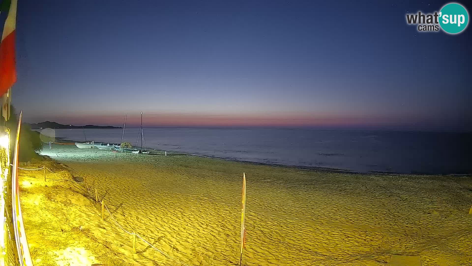 Webcam Piscina Rei – Vista live da Costa Rei, Muravera
