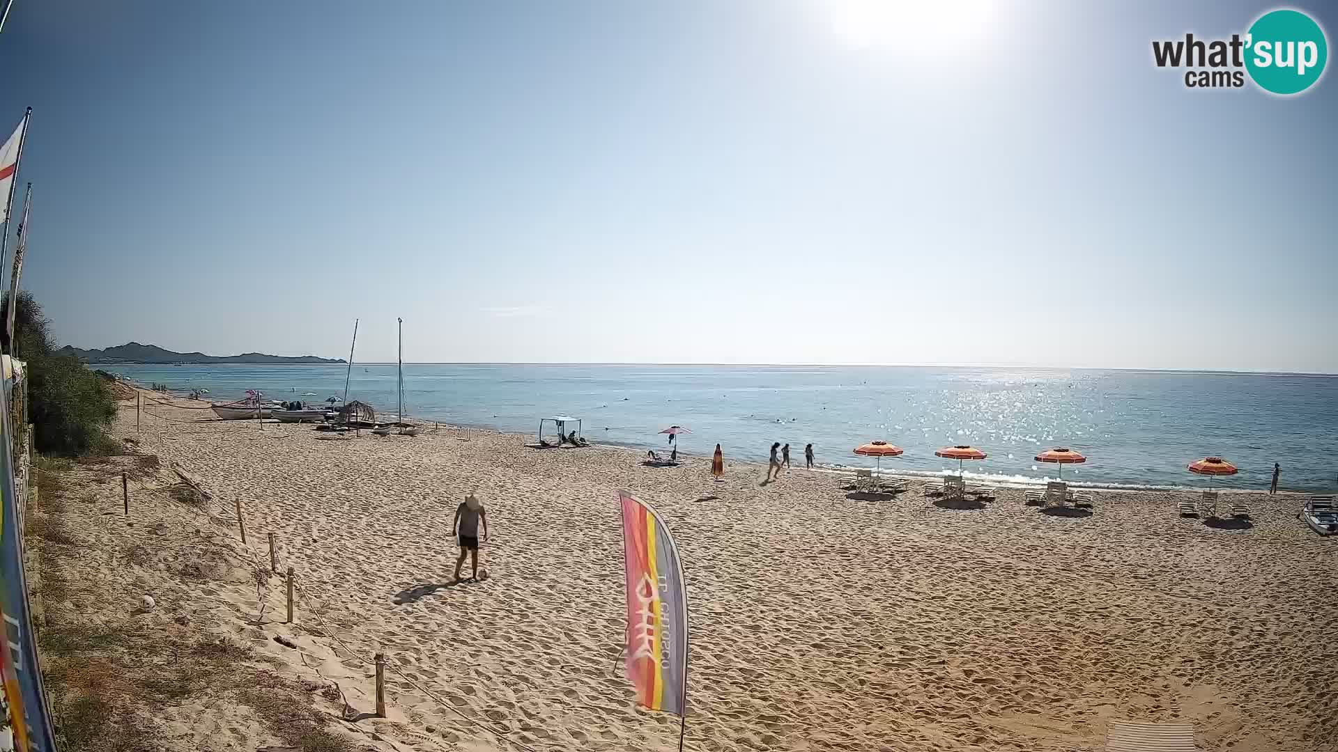 Webcam Piscina Rei – Vista live da Costa Rei, Muravera