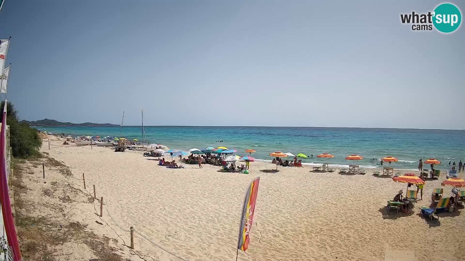 Webcam Piscina Rei – Vista live da Costa Rei, Muravera