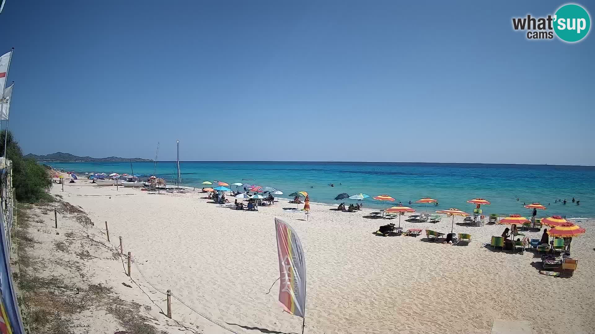 Webcam Piscina Rei – Vue en direct depuis Costa Rei, Muravera