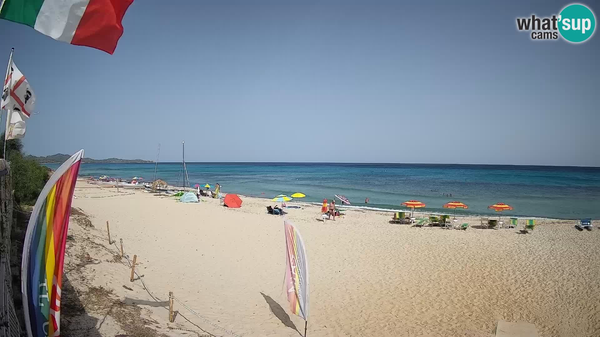 Webcam Piscina Rei – Vista live da Costa Rei, Muravera