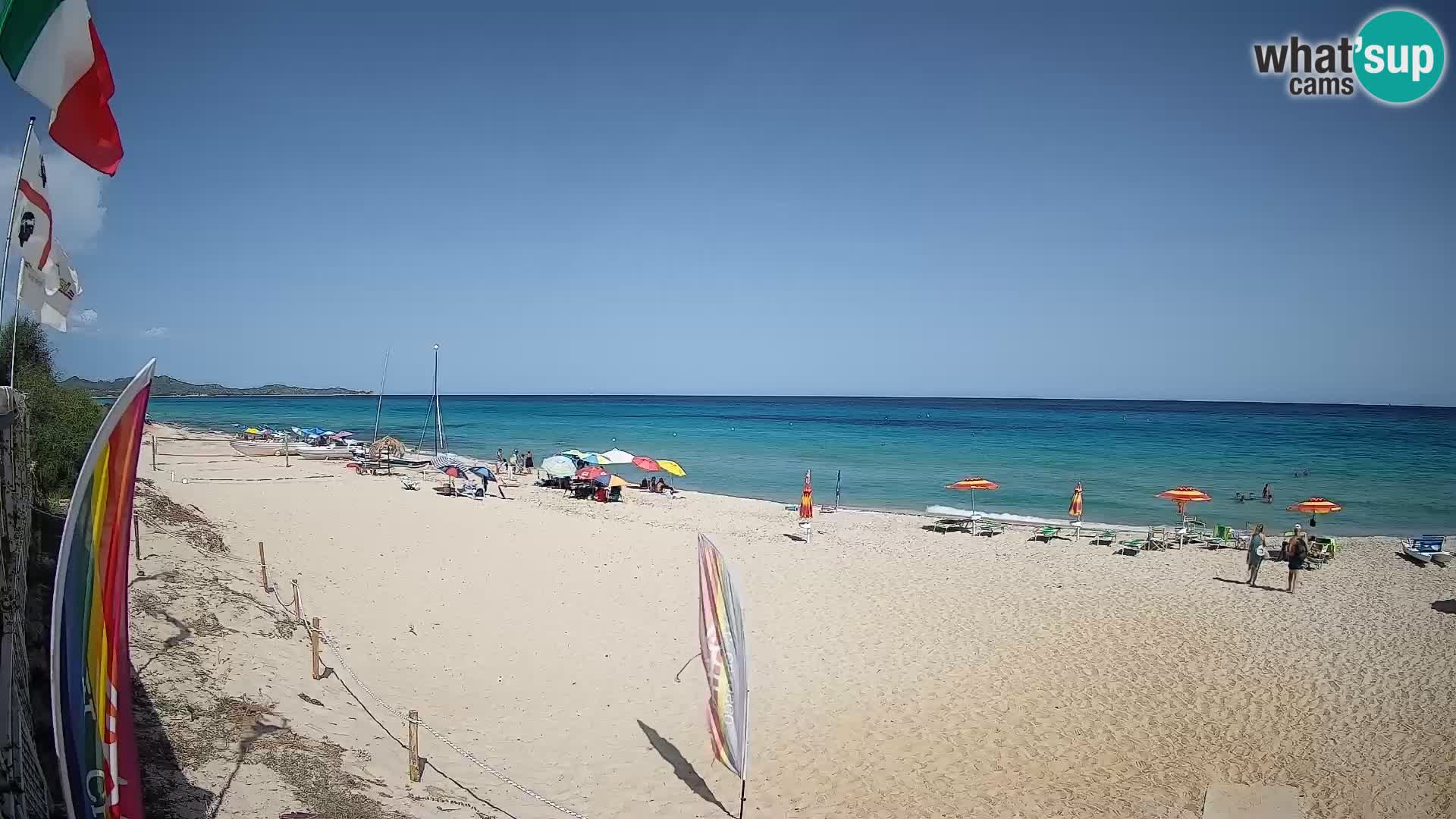 Webcam Piscina Rei – Vista live da Costa Rei, Muravera