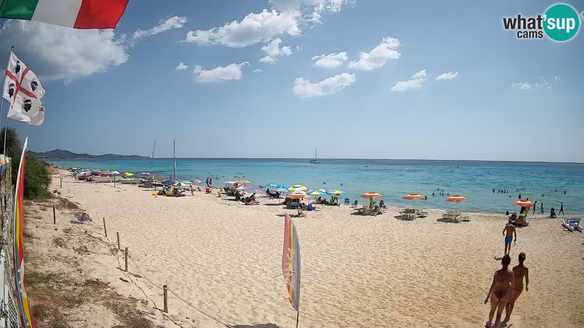 Webcam Piscina Rei – Vista live da Costa Rei, Muravera
