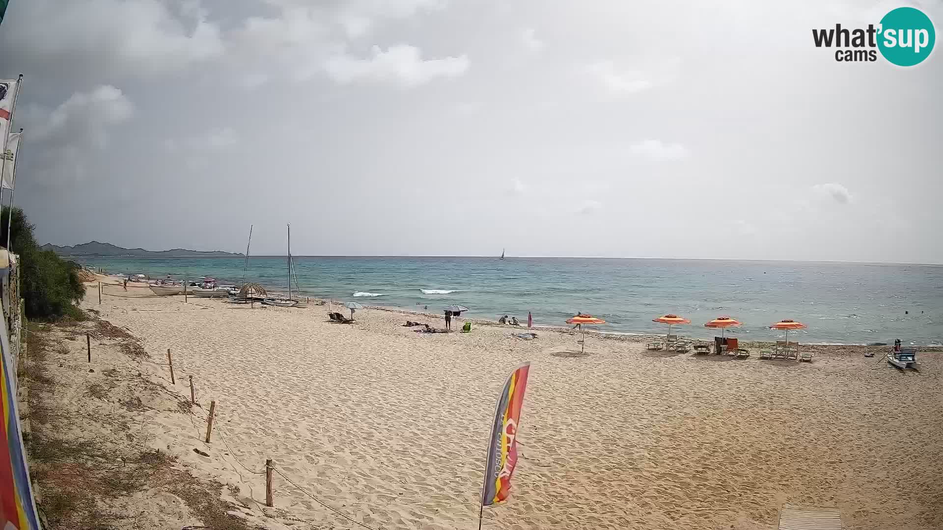 Webcam Piscina Rei – Vista live da Costa Rei, Muravera