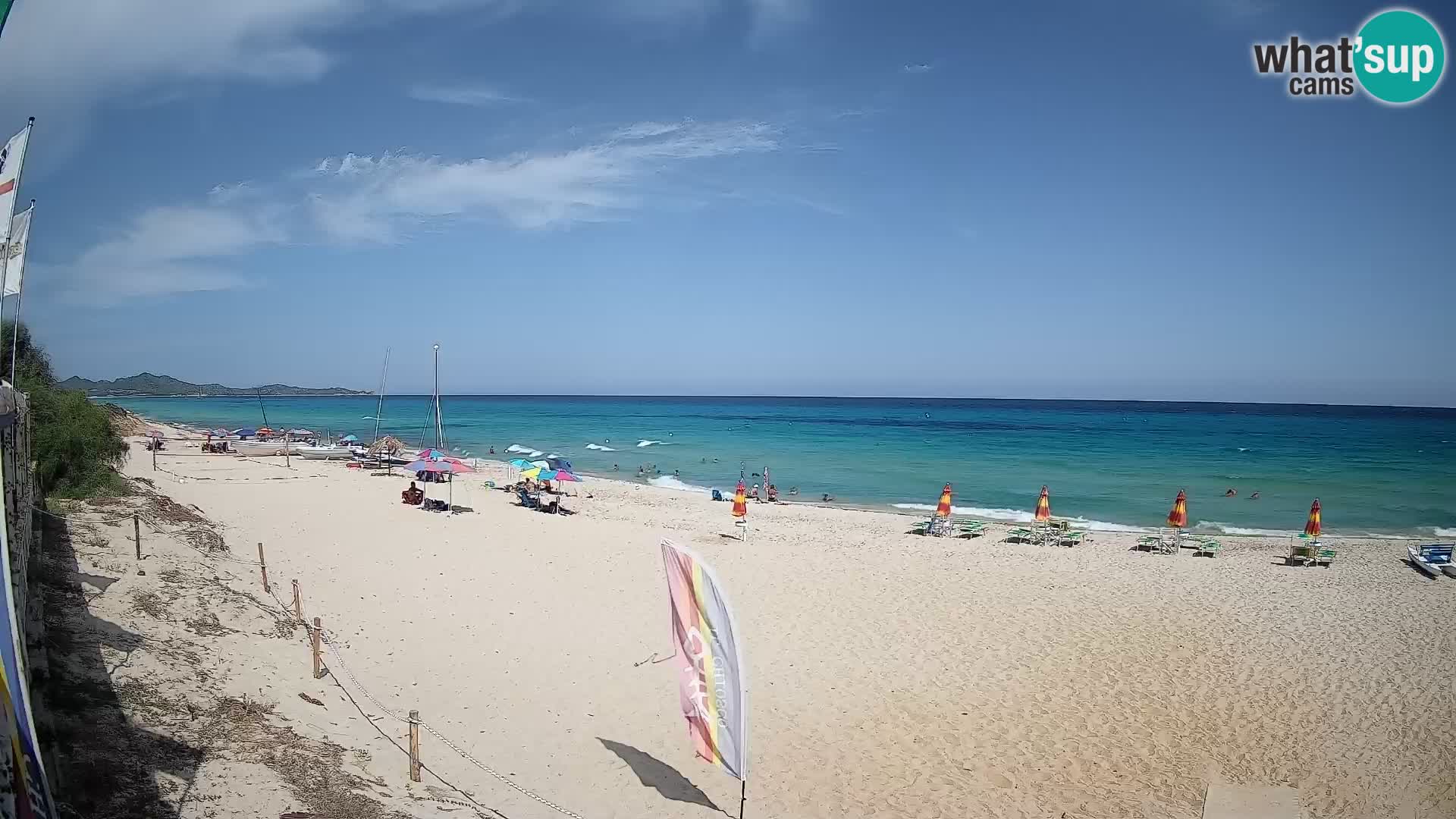 Webcam Piscina Rei – Vue en direct depuis Costa Rei, Muravera
