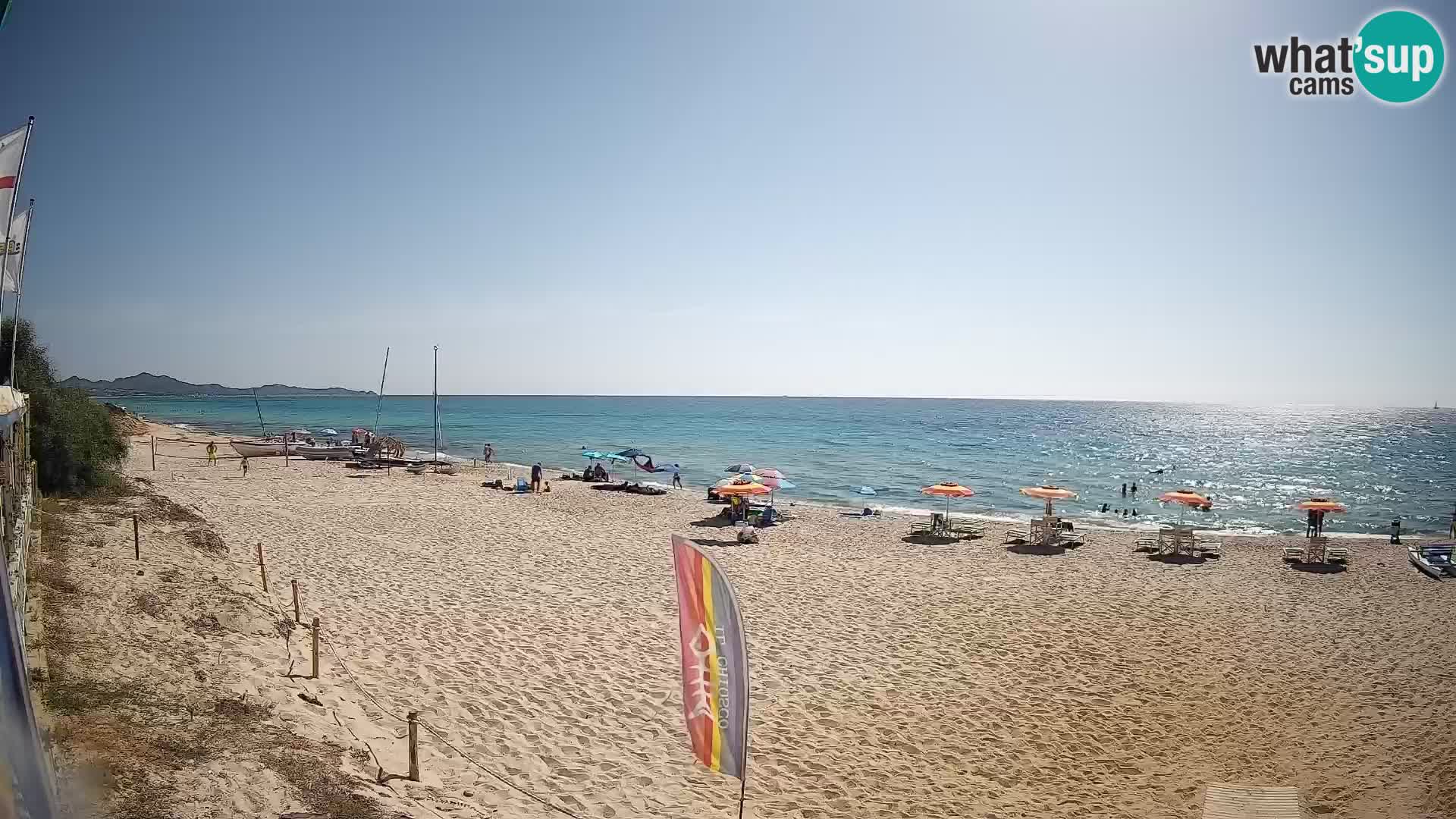 Webcam Piscina Rei – Vista en directo desde Costa Rei, Muravera