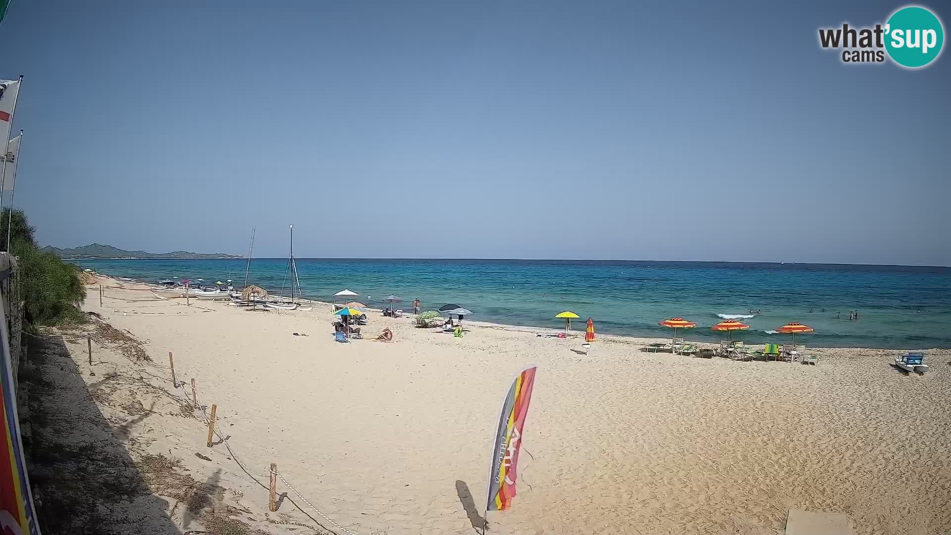 Webcam Piscina Rei – Vue en direct depuis Costa Rei, Muravera