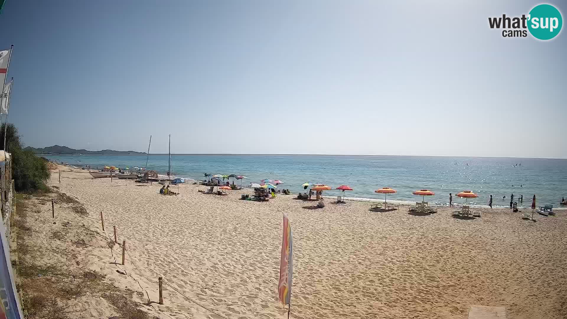 Webcam Piscina Rei – Vista live da Costa Rei, Muravera