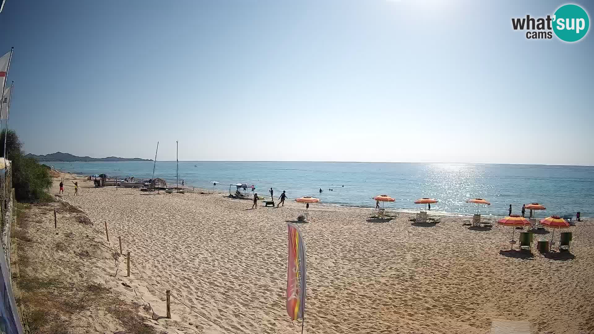 Webcam Piscina Rei – Vista live da Costa Rei, Muravera