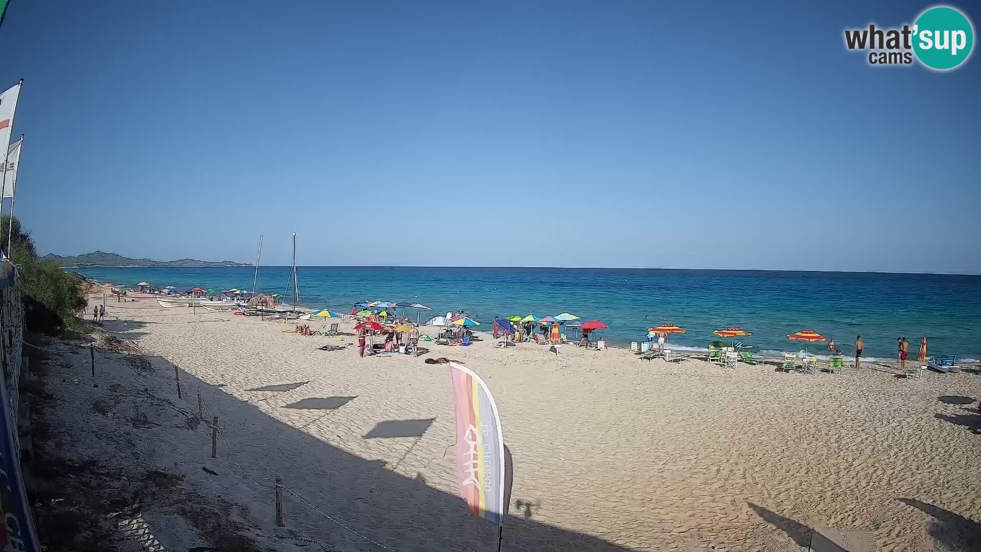 Web kamera Piscina Rei – Pogled uživo iz Costa Rei, Muravera