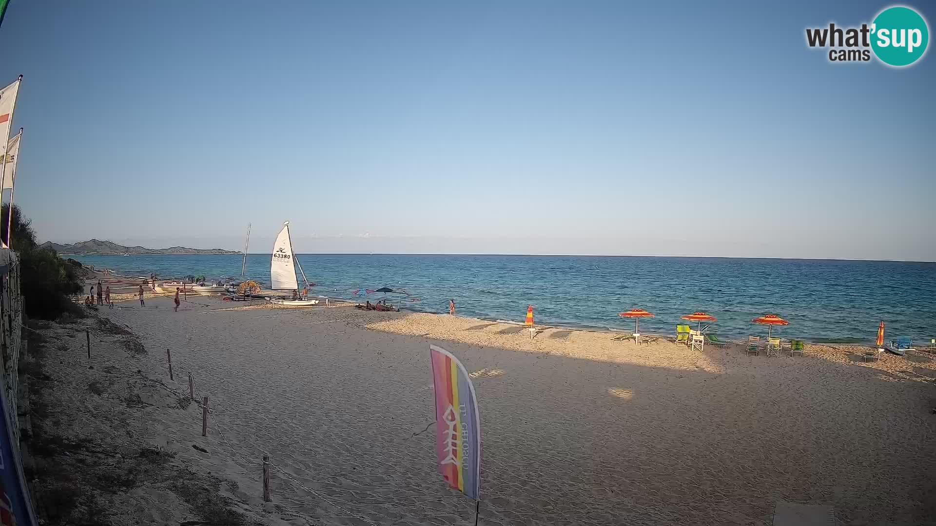 Web kamera Piscina Rei – Pogled uživo iz Costa Rei, Muravera