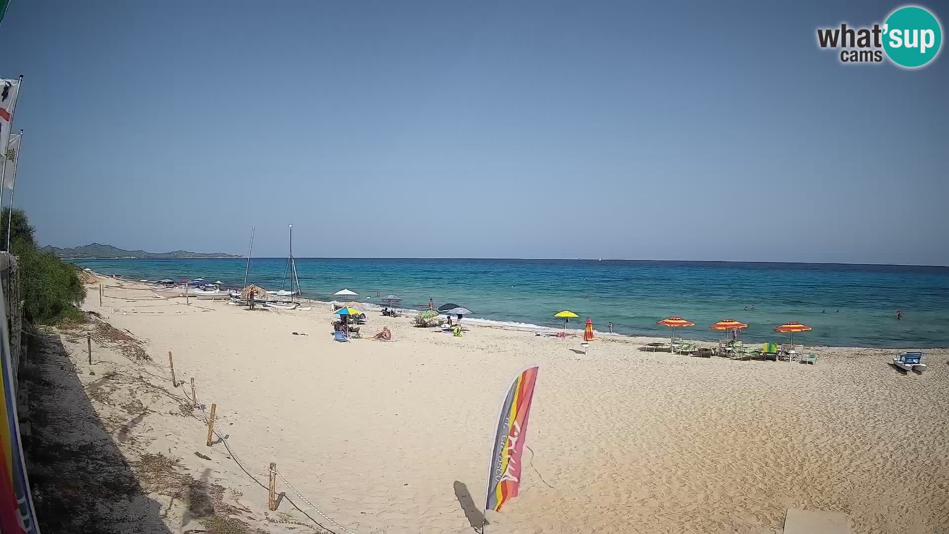 Spletna kamera Piscina Rei – Pogled v živo iz Costa Rei, Muravera
