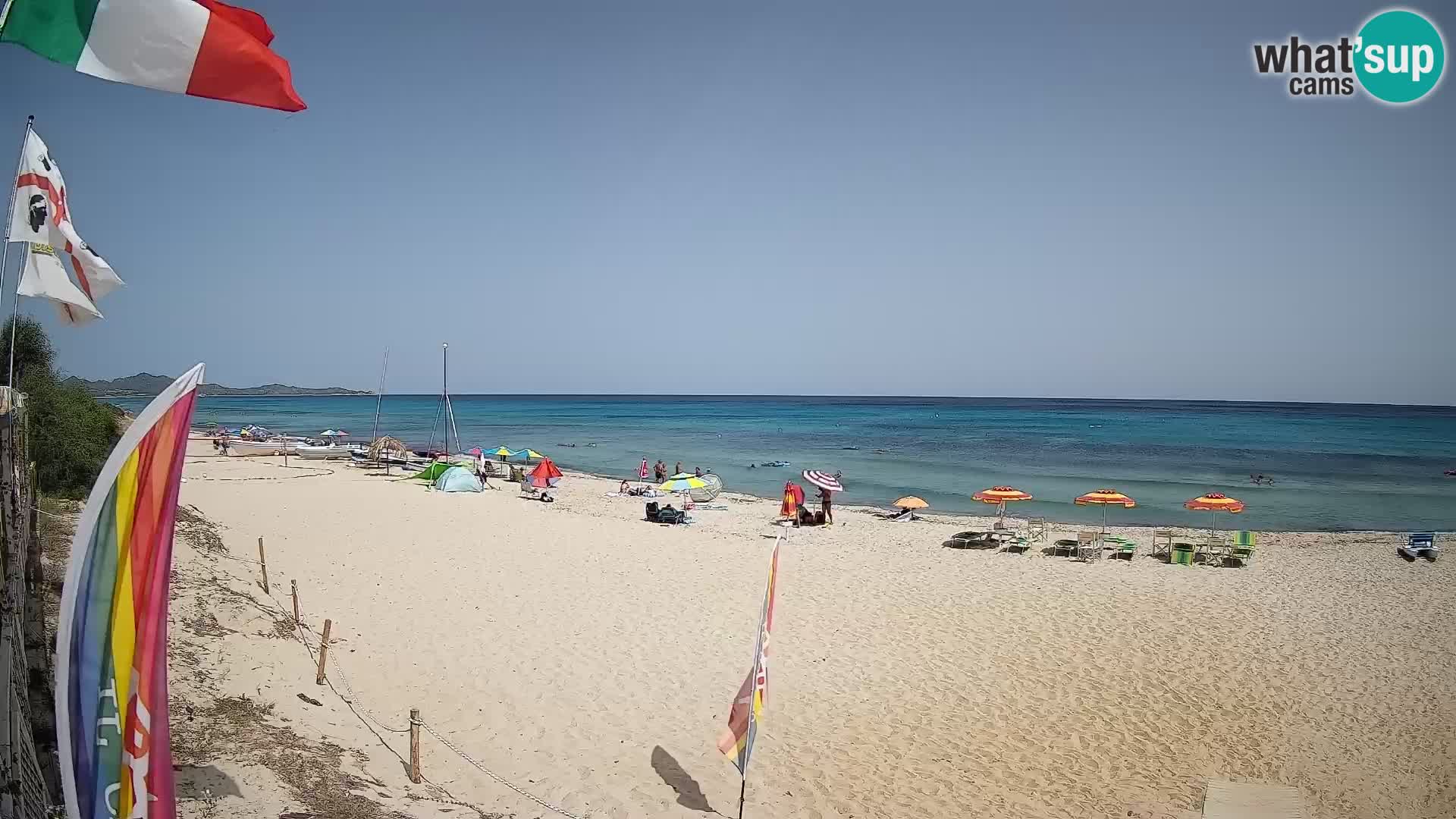 Webcam Piscina Rei – Vista live da Costa Rei, Muravera