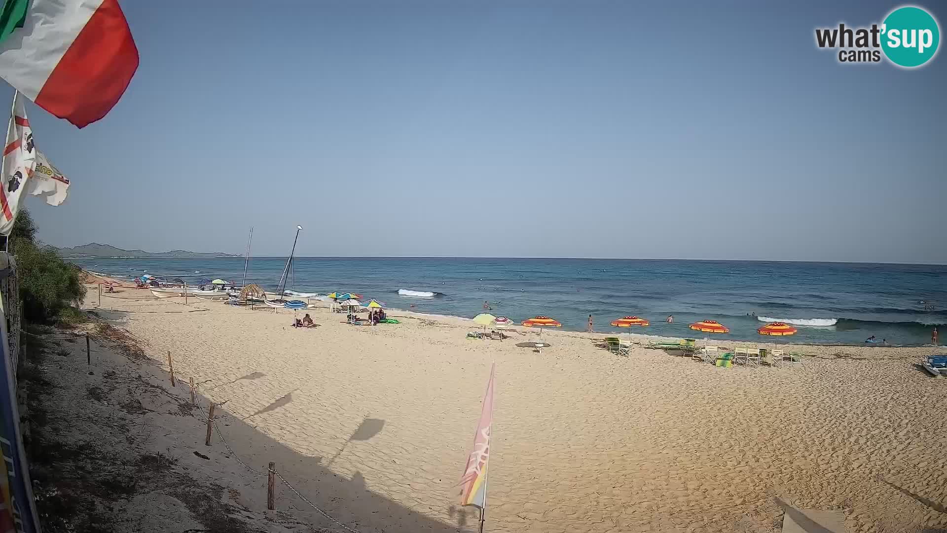 Webcam Piscina Rei – Vista live da Costa Rei, Muravera