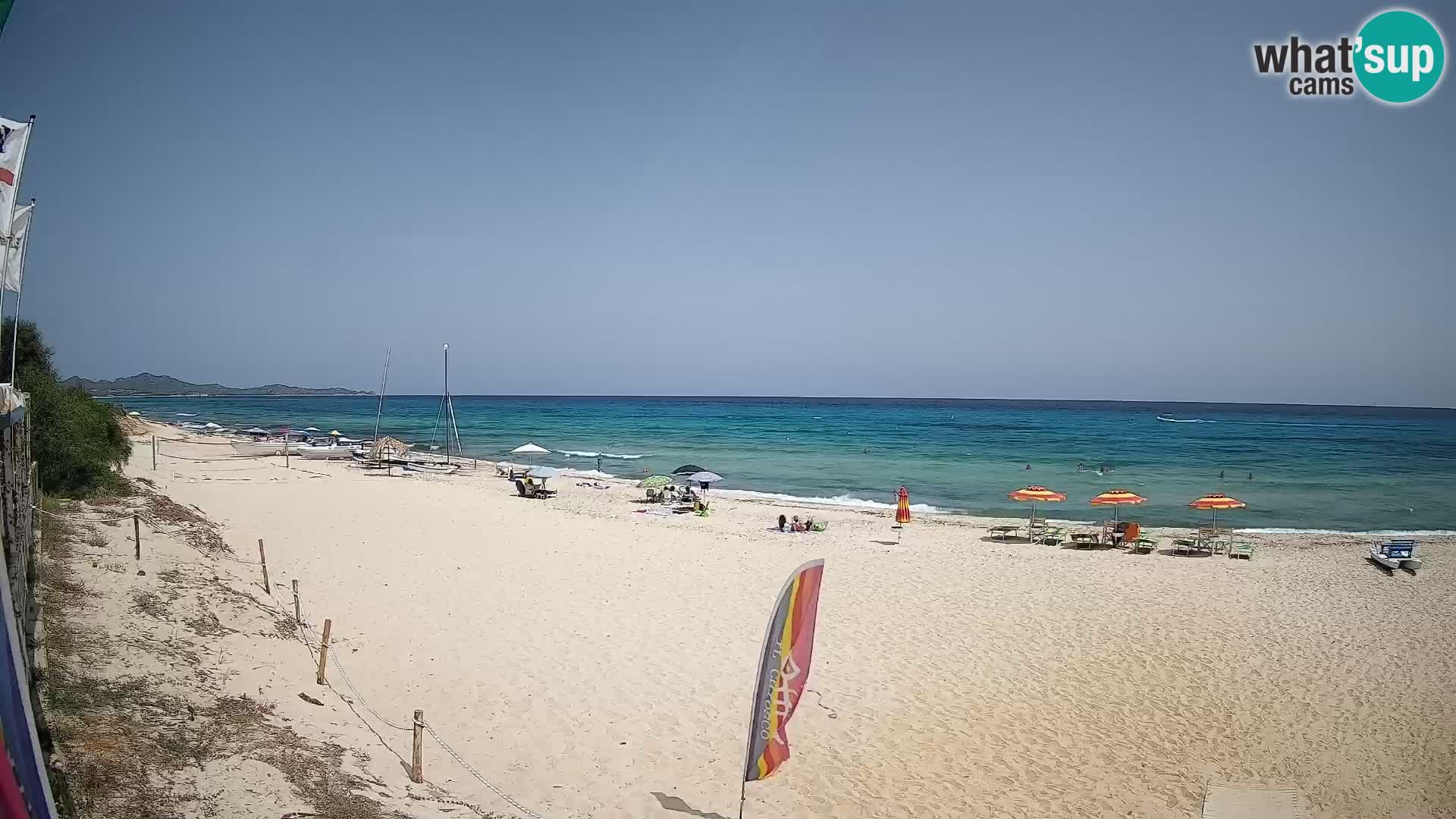 Web kamera Piscina Rei – Pogled uživo iz Costa Rei, Muravera