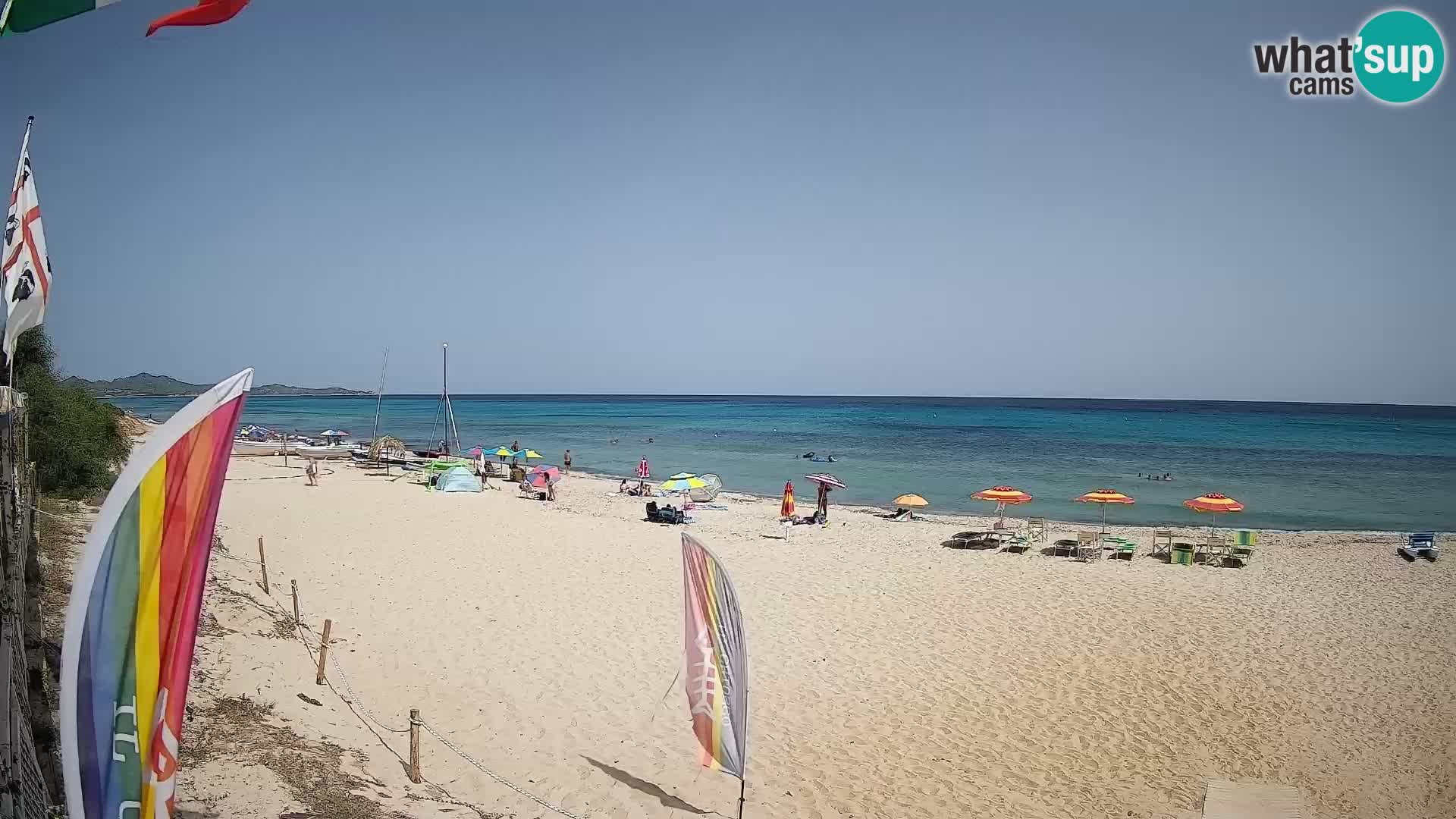 Web kamera Piscina Rei – Pogled uživo iz Costa Rei, Muravera