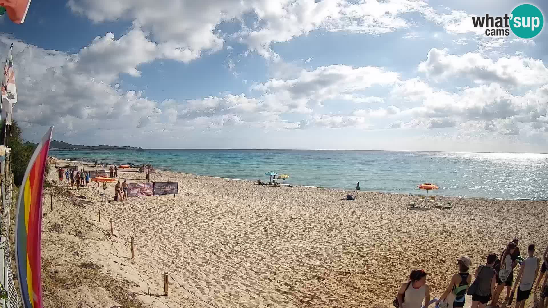 Web kamera Piscina Rei – Pogled uživo iz Costa Rei, Muravera