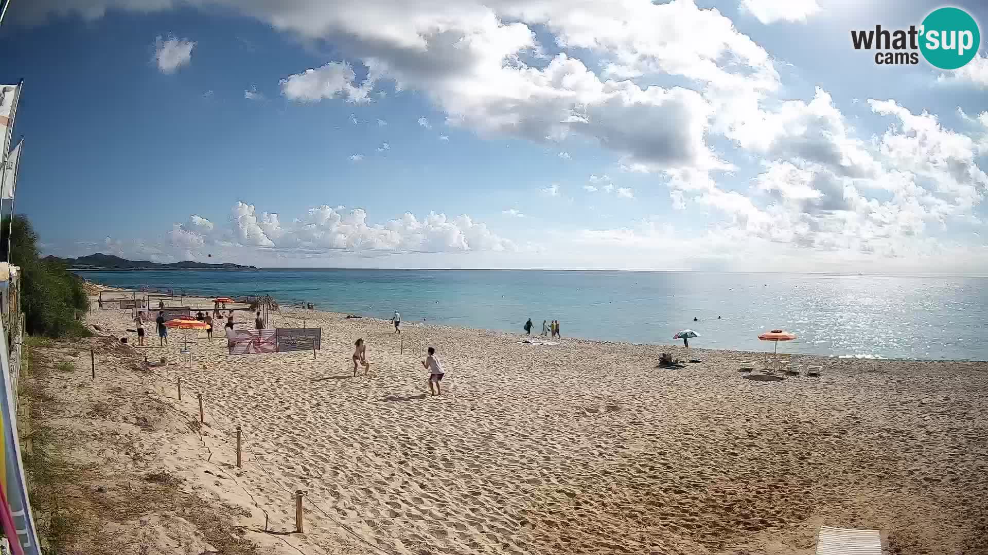 Webcam Piscina Rei – Vista live da Costa Rei, Muravera