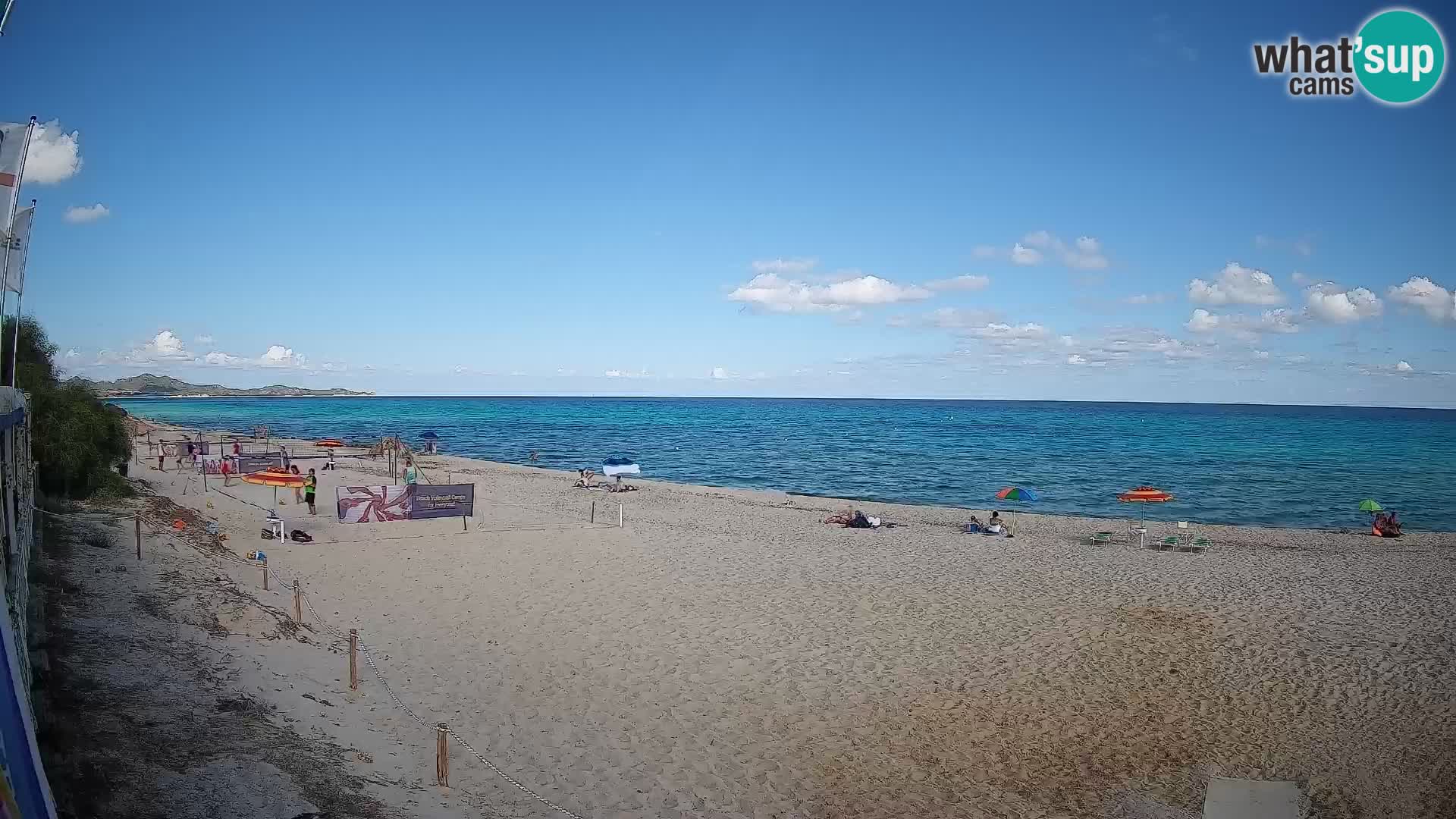 Webcam Piscina Rei – Vista en directo desde Costa Rei, Muravera