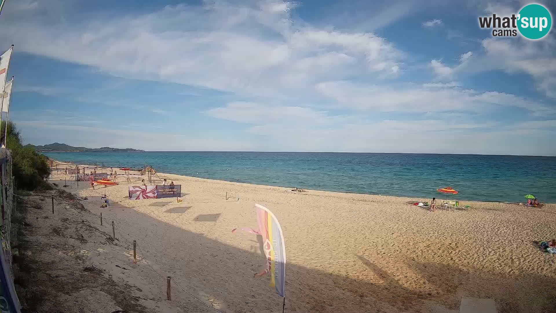 Spletna kamera Piscina Rei – Pogled v živo iz Costa Rei, Muravera