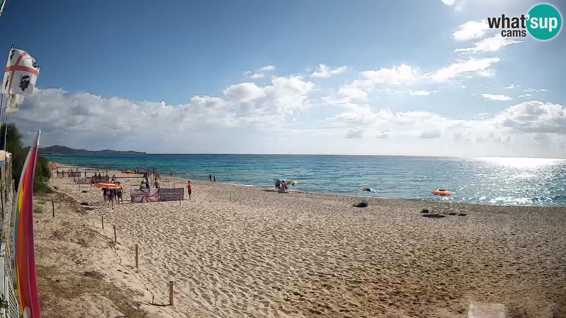 Webcam Piscina Rei – Vista live da Costa Rei, Muravera