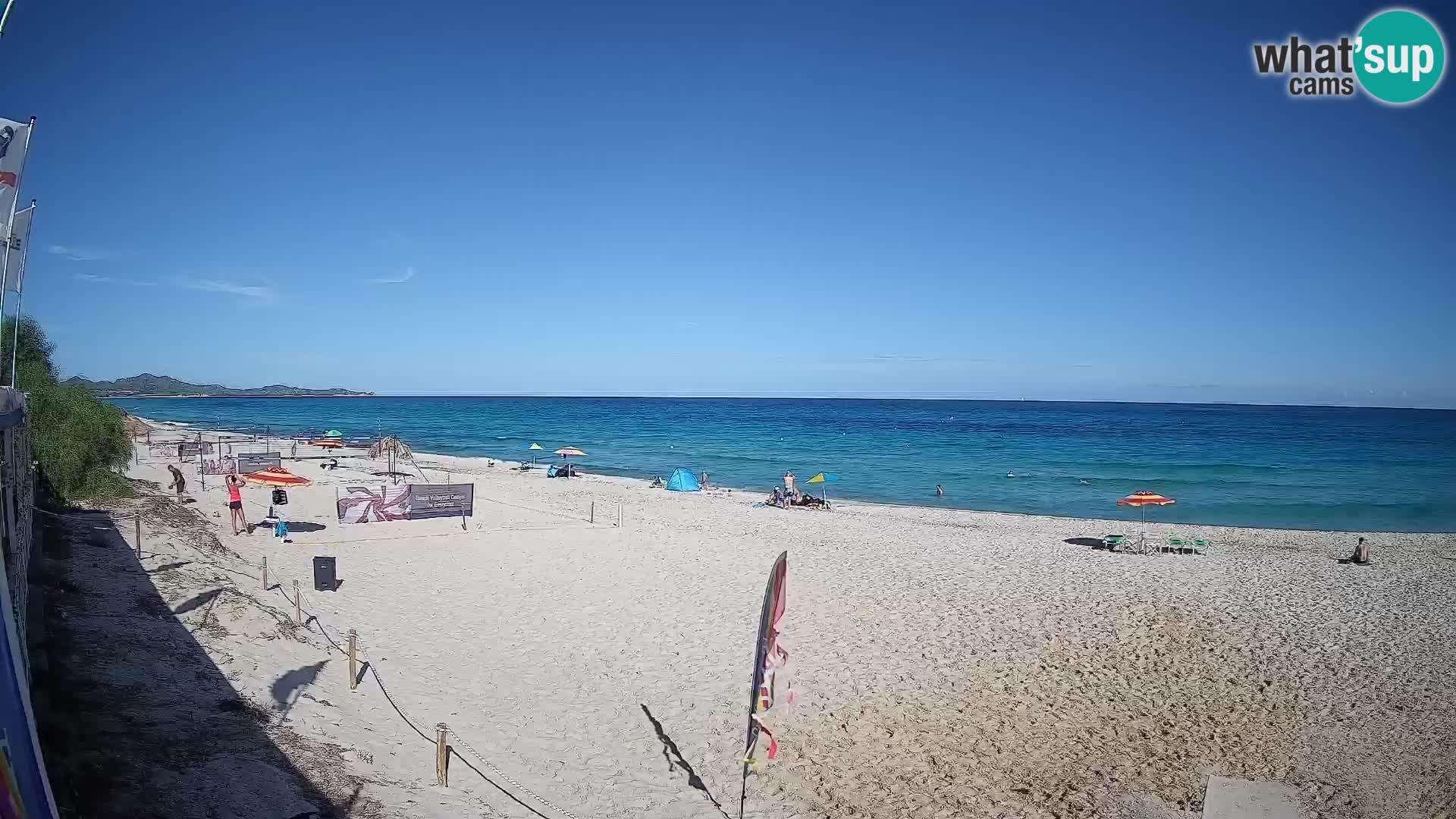 Webcam Piscina Rei – Vista live da Costa Rei, Muravera