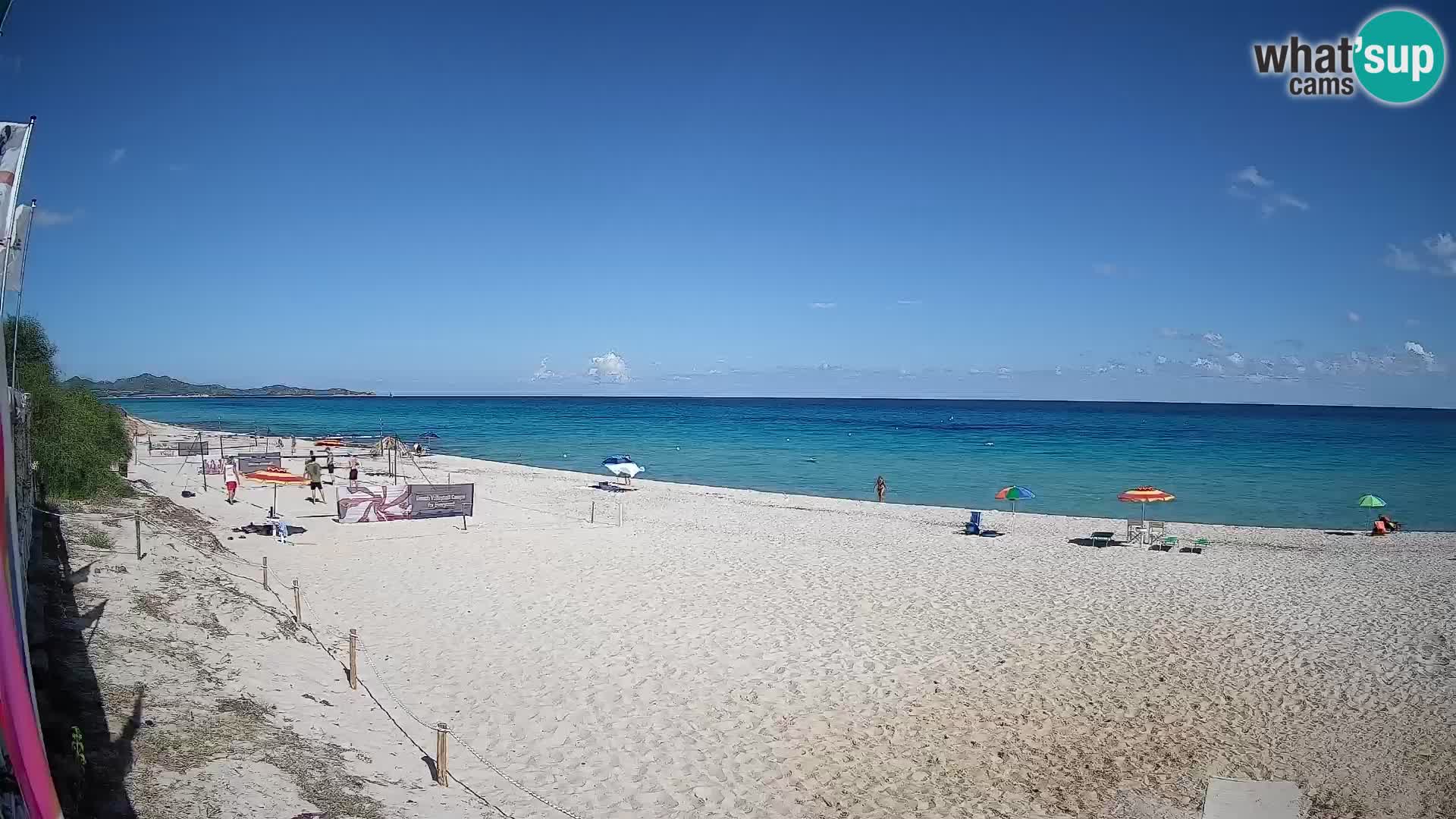Webcam Piscina Rei – Vista live da Costa Rei, Muravera