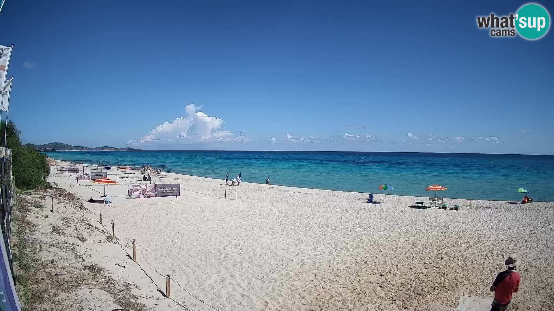 Webcam Piscina Rei – Vista live da Costa Rei, Muravera