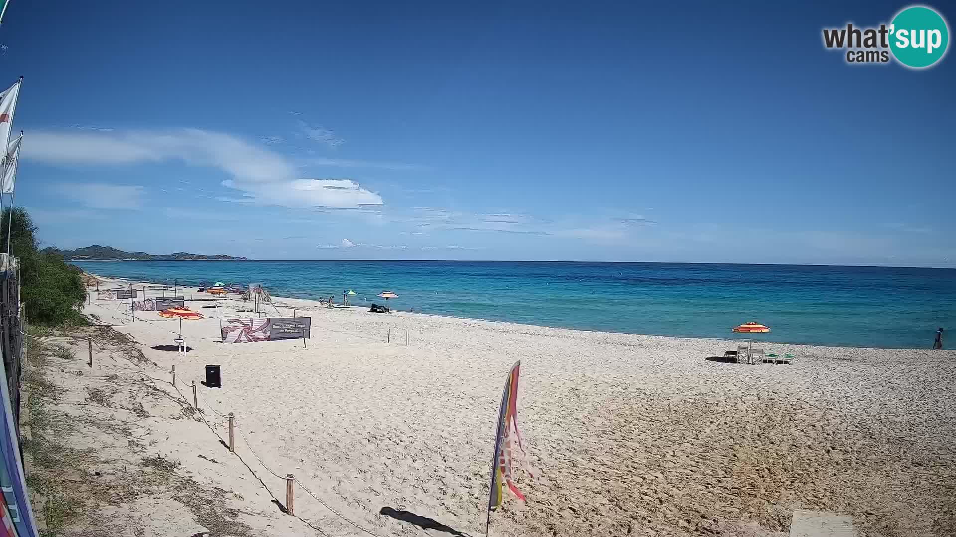 Spletna kamera Piscina Rei – Pogled v živo iz Costa Rei, Muravera