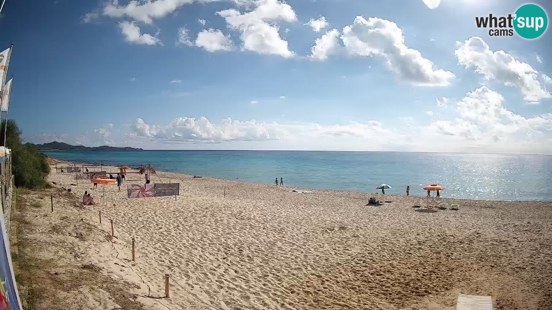 Webcam Piscina Rei – Vista live da Costa Rei, Muravera