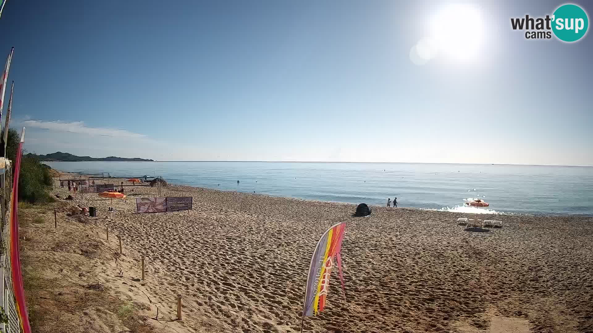 Webcam Piscina Rei – Vista live da Costa Rei, Muravera