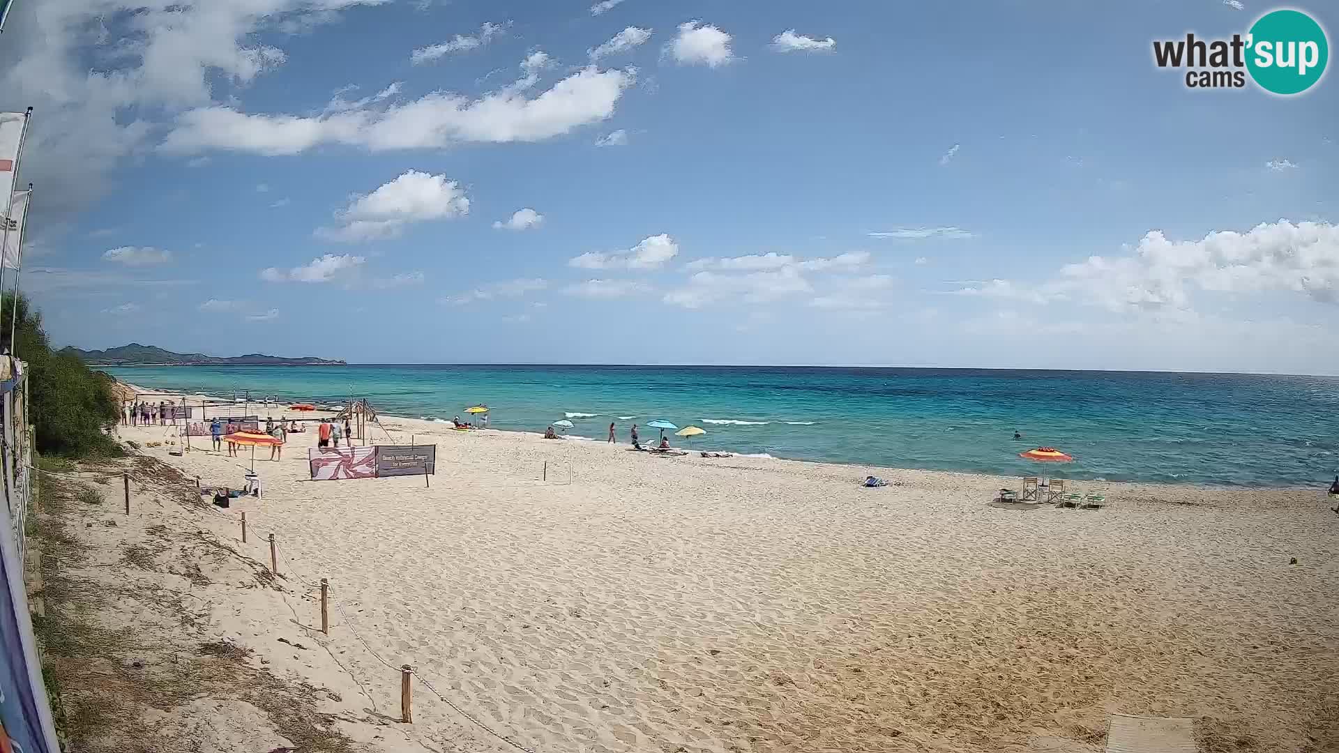Webcam Piscina Rei – Vista live da Costa Rei, Muravera