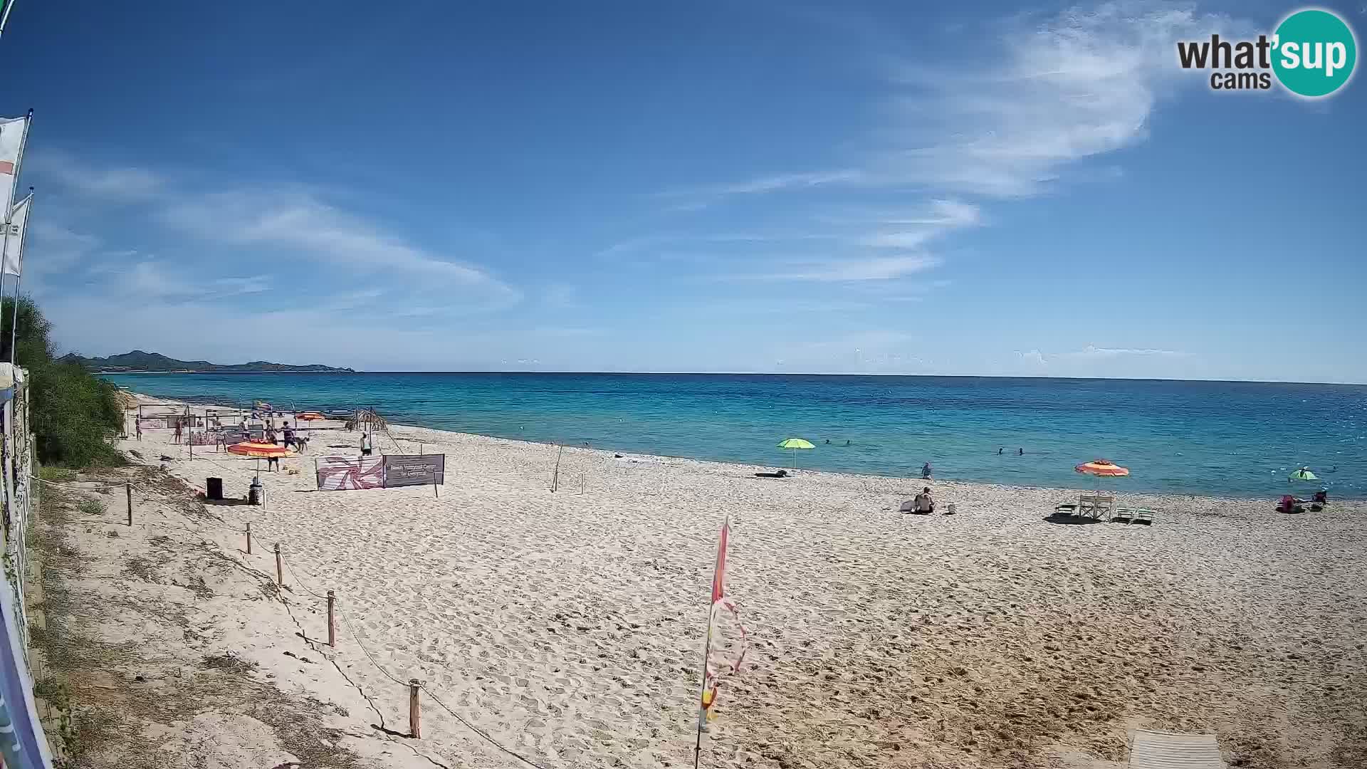 Webcam Piscina Rei – Vue en direct depuis Costa Rei, Muravera