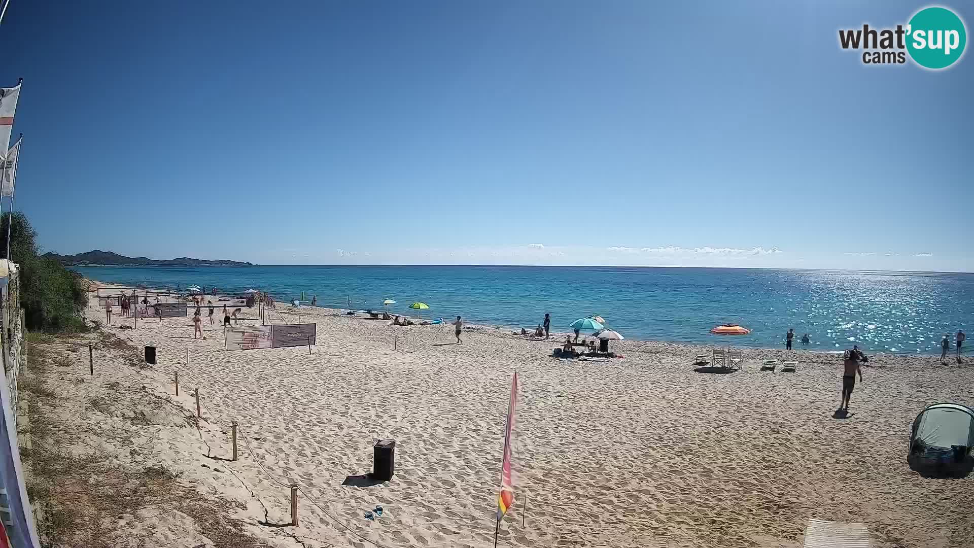 Web kamera Piscina Rei – Pogled uživo iz Costa Rei, Muravera