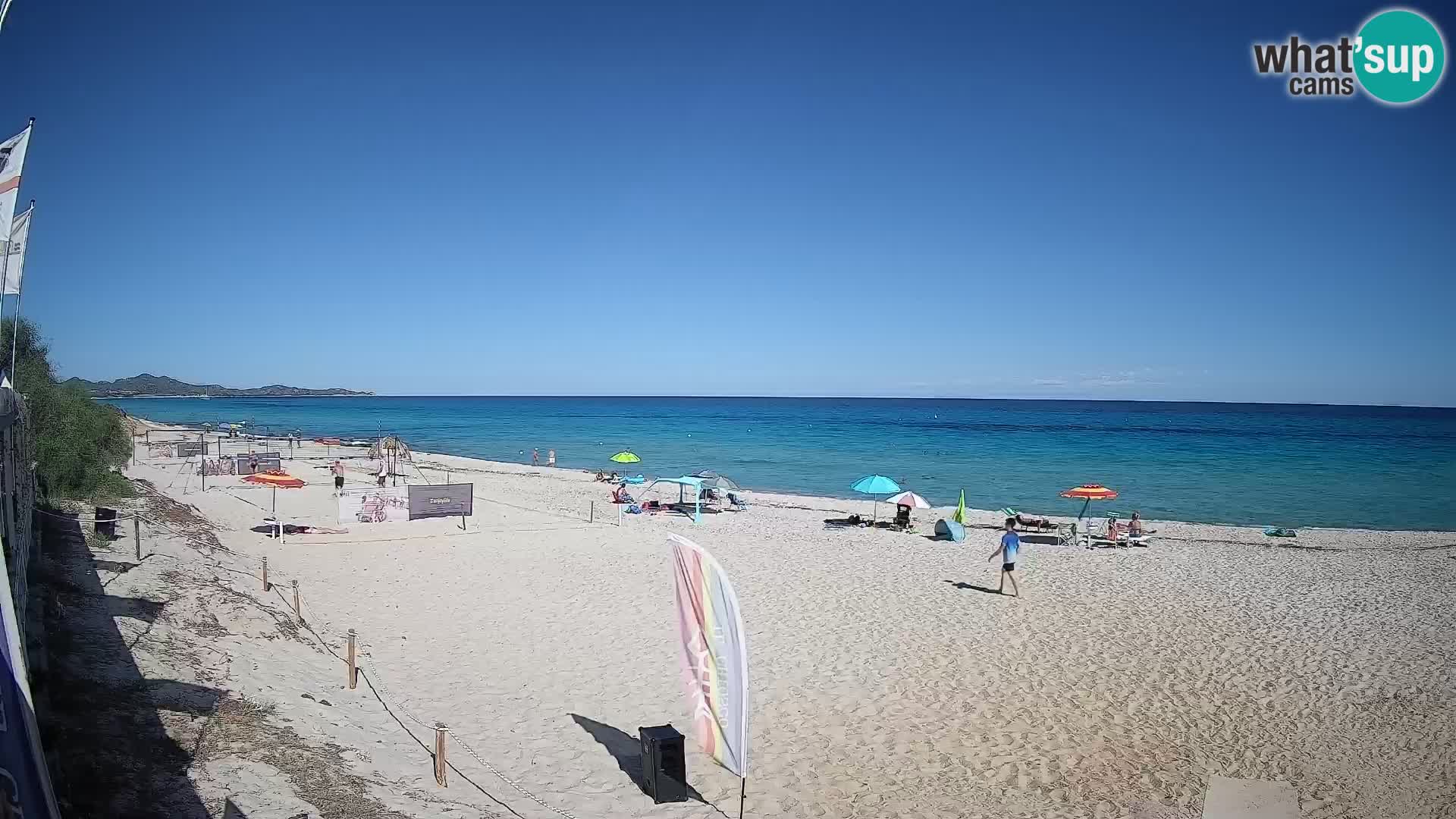 Webcam Piscina Rei – Vista live da Costa Rei, Muravera