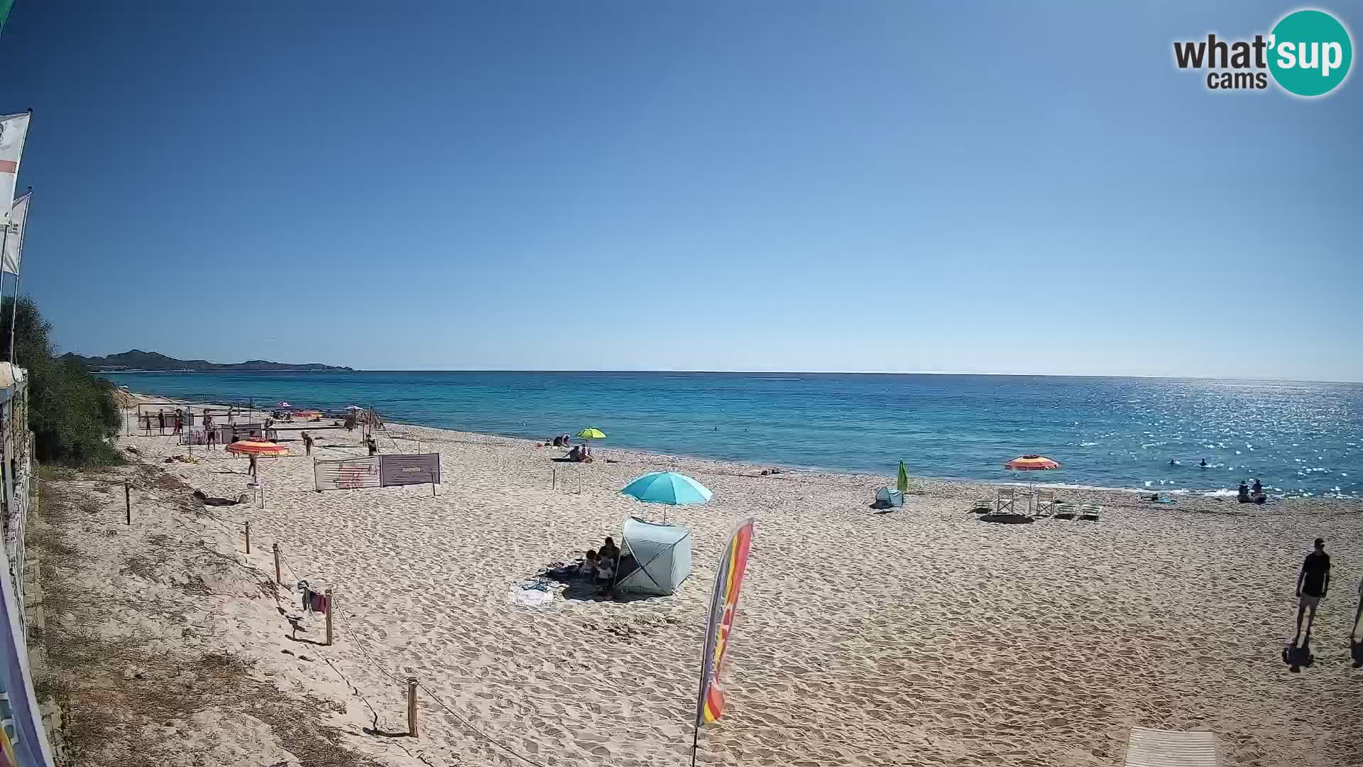 Web kamera Piscina Rei – Pogled uživo iz Costa Rei, Muravera