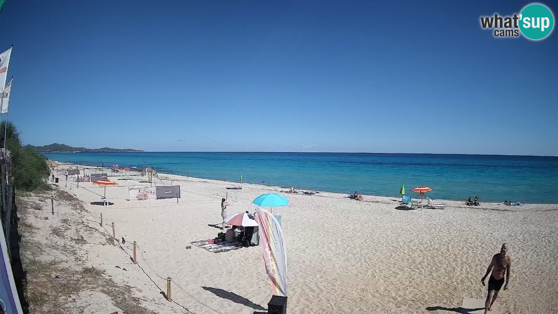 Webcam Piscina Rei – Vista live da Costa Rei, Muravera