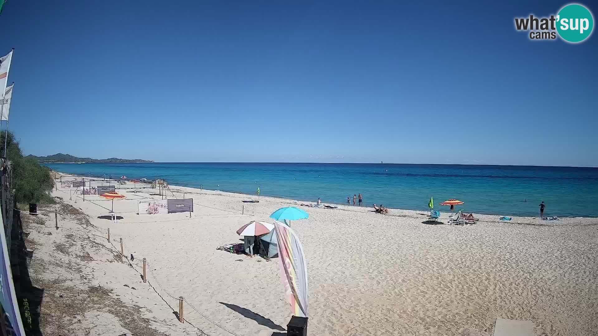 Webcam Piscina Rei – Vista live da Costa Rei, Muravera