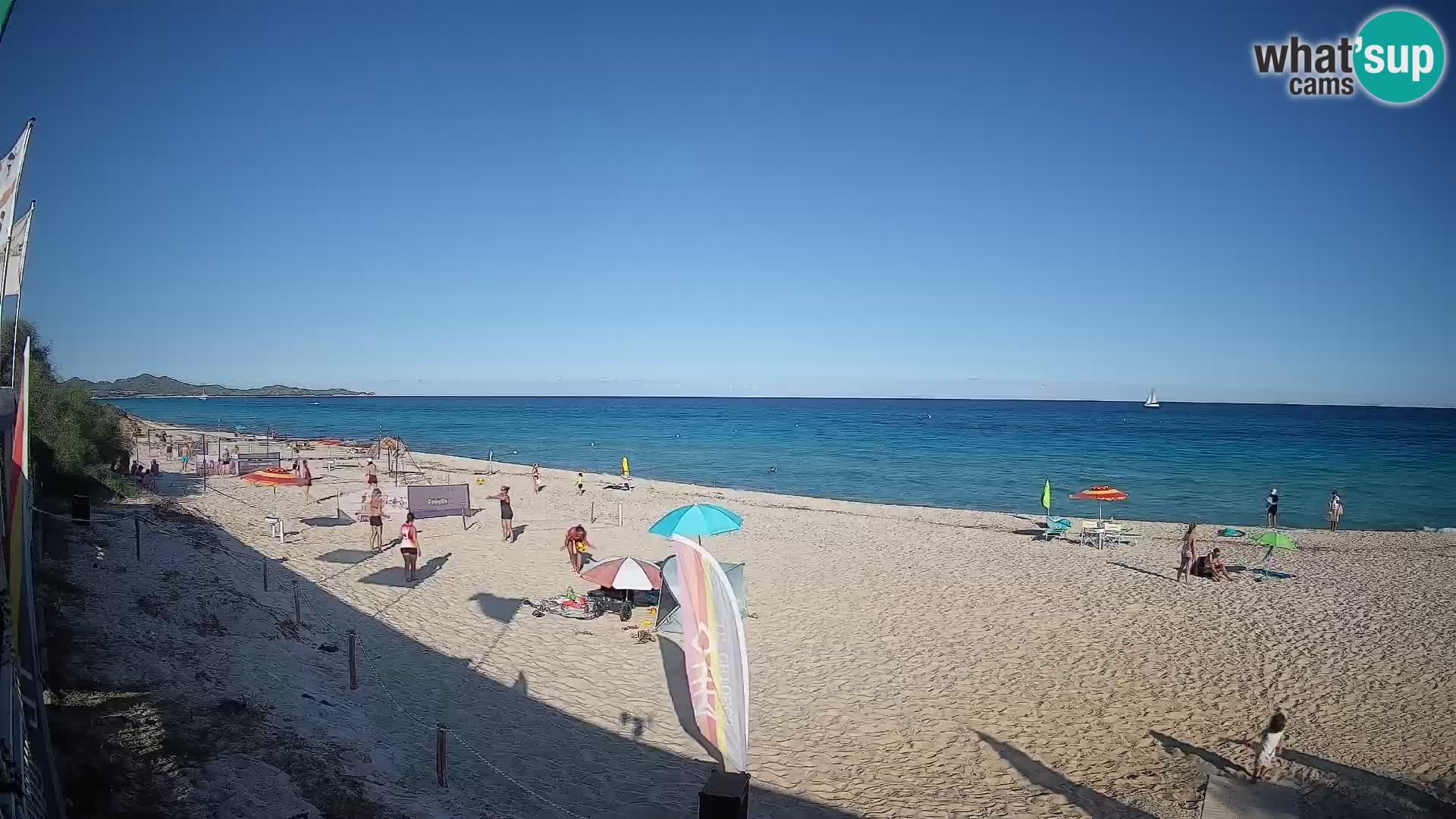 Webcam Piscina Rei – Vista en directo desde Costa Rei, Muravera
