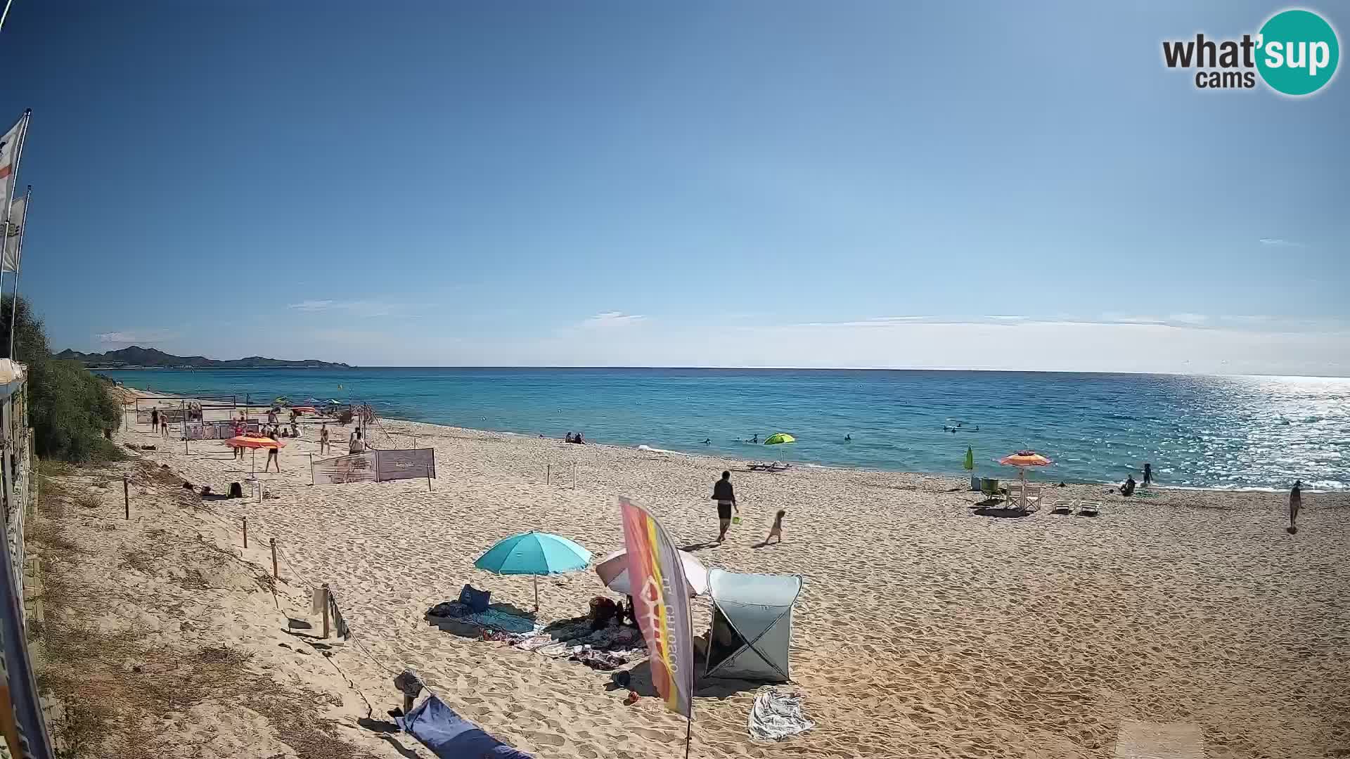 Webcam Piscina Rei – Vista live da Costa Rei, Muravera