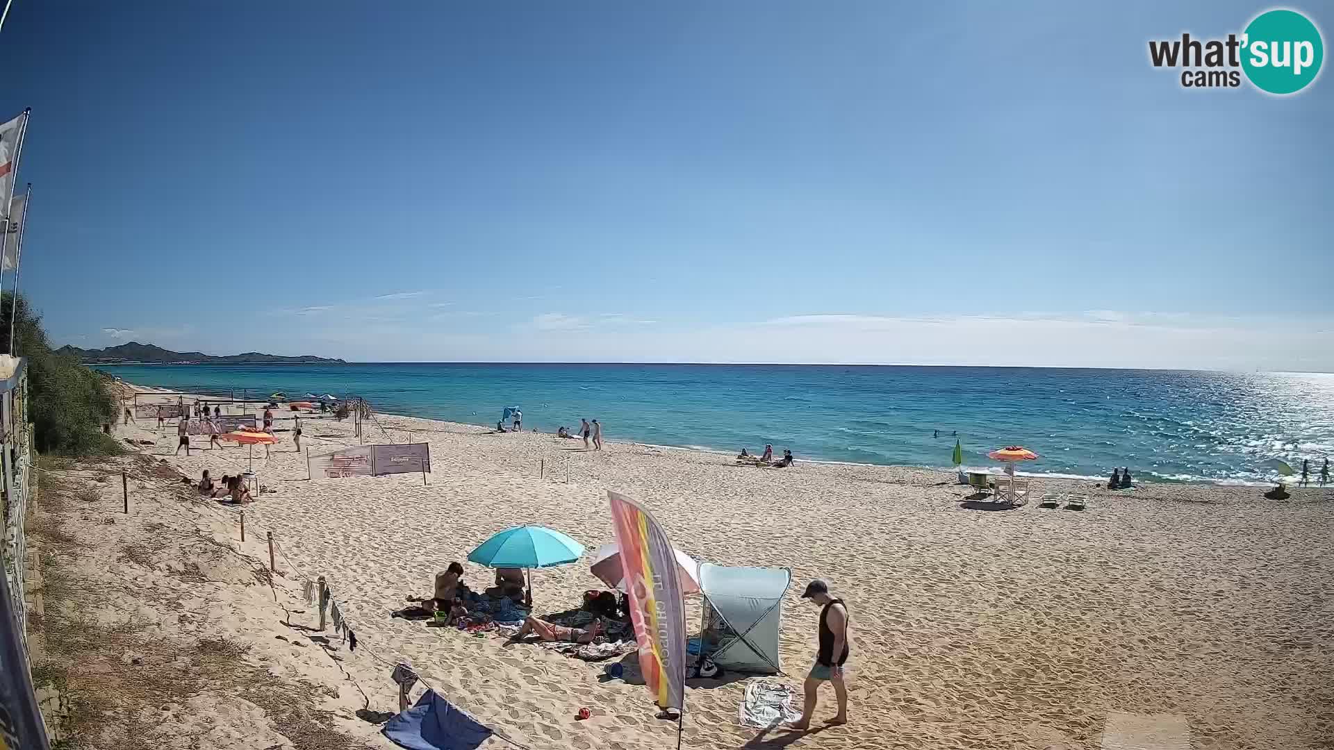 Webcam Piscina Rei – Vista live da Costa Rei, Muravera