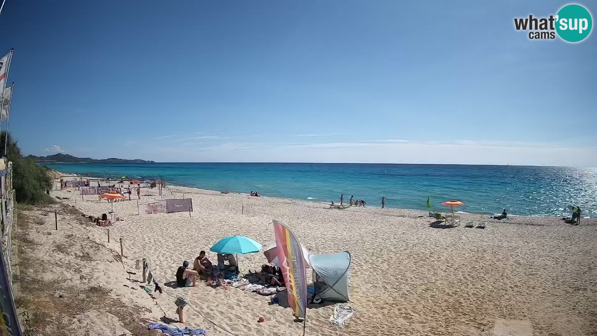 Webcam Piscina Rei – Vista live da Costa Rei, Muravera