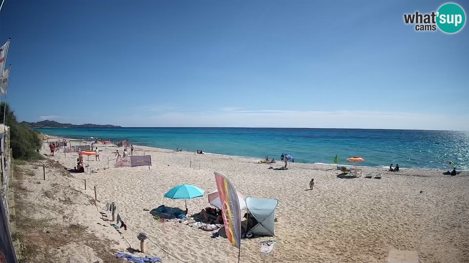 Webcam Piscina Rei – Vista live da Costa Rei, Muravera