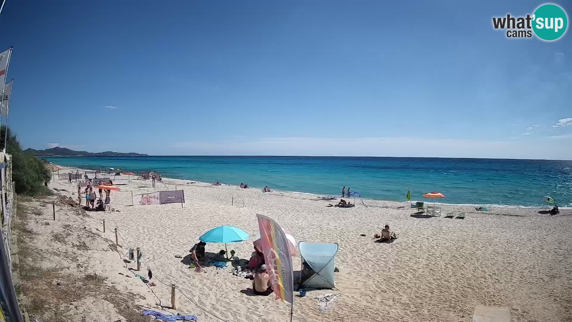 Webcam Piscina Rei – Vista live da Costa Rei, Muravera