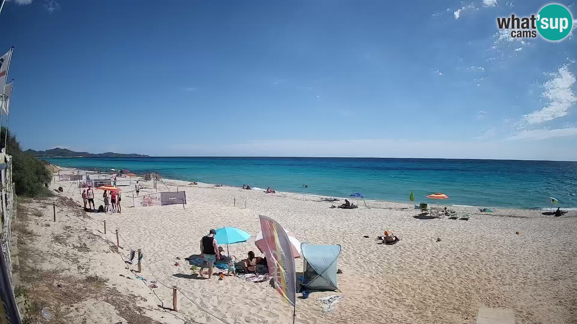 Webcam Piscina Rei – Vista en directo desde Costa Rei, Muravera