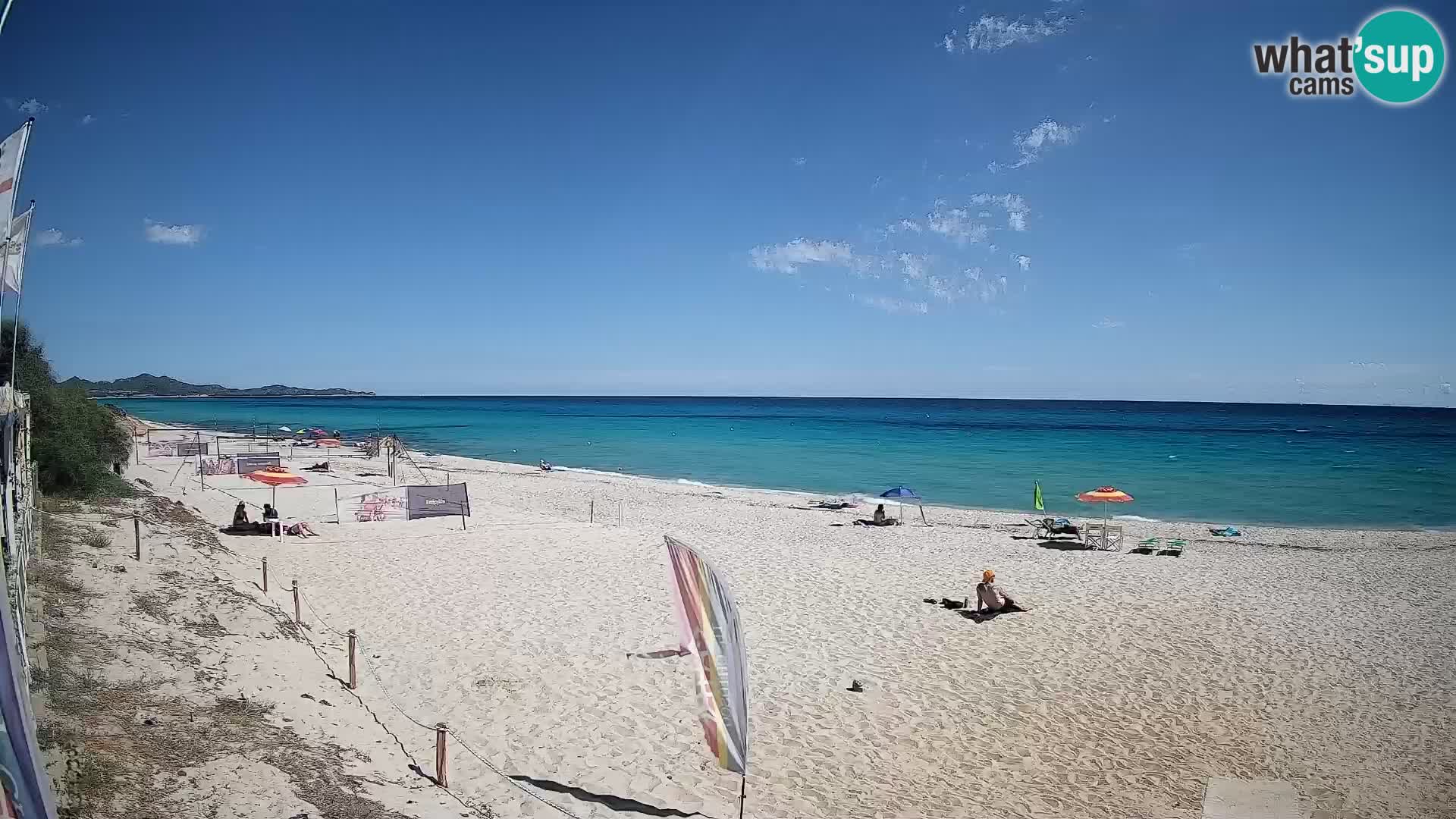 Webcam Piscina Rei – Vista live da Costa Rei, Muravera